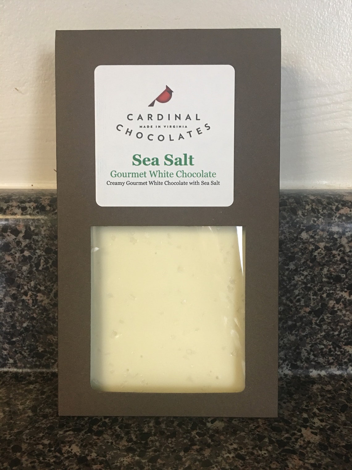 Sea Salt White Chocolate Bar 4oz Etsy