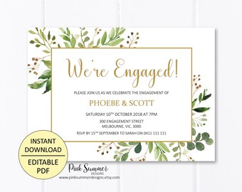 21st birthday invitations template printable greenery 21st etsy 21st invites templates