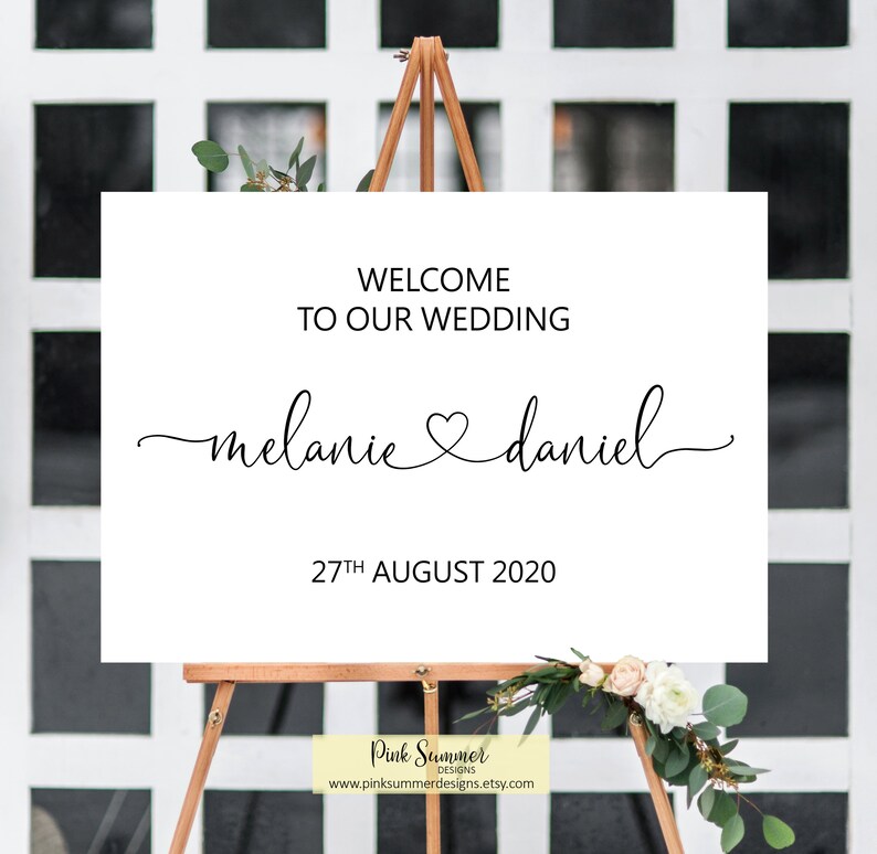 Wedding Sign Printable Wedding Decorations Etsy Australia