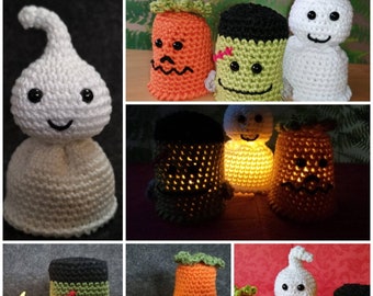 Crochet Pattern "Scary Trio" Halloween DIY