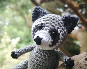 Crochet Pattern - Raccoon "Zorro"