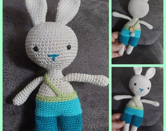 crochet pattern rabbit "Konstantin"