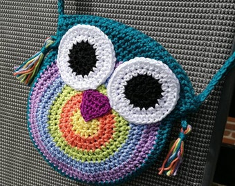 Instructions - crocheted children's bag "Owl"