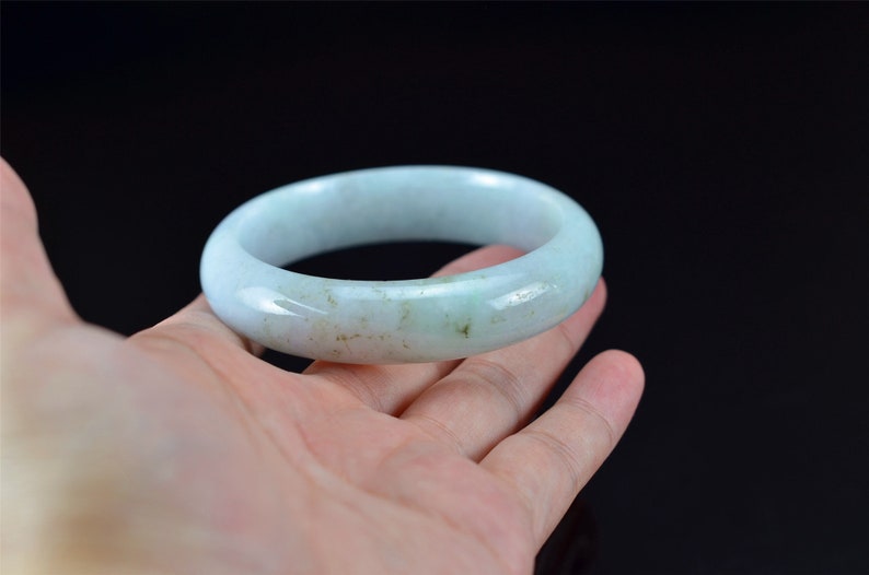 Type A Jadeite Jade Bangle untreated jade bracelets 58mm 06032081