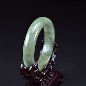 Burma natural jade bangle genuine grade A bracelets 54mm 22022037
