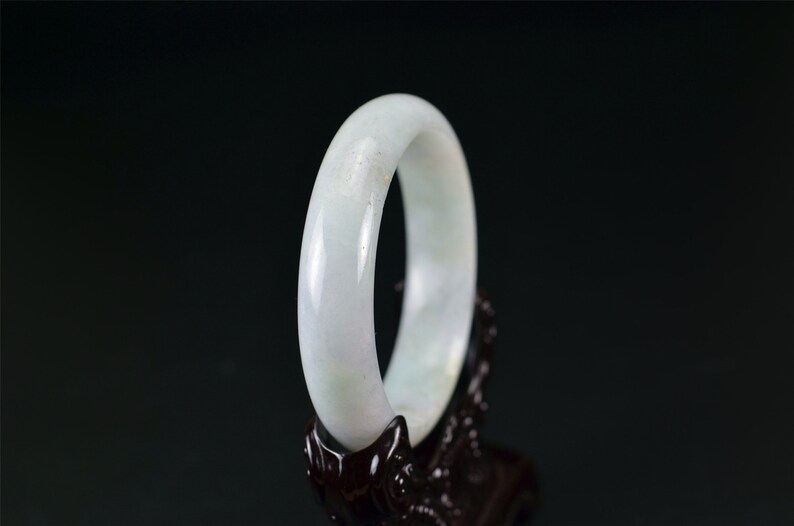 Type A Jadeite Jade Bangle untreated jade bracelets 58mm 06032081