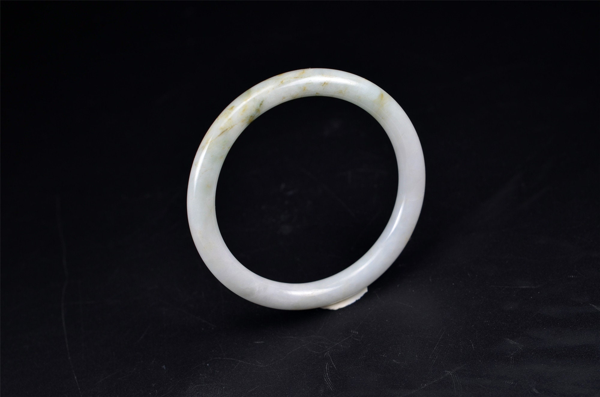 中国産天然翡翠バングルブレスレット 59 mm 2147 - Etsy 日本