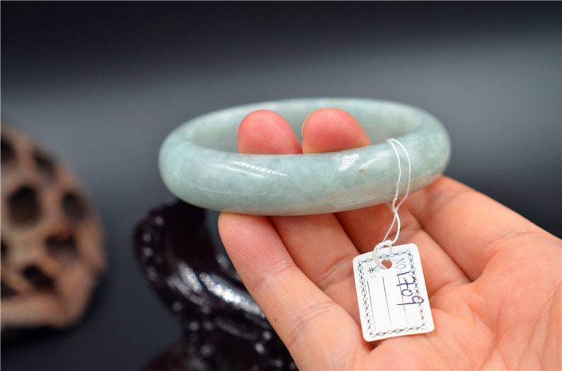 Burmese jadeite bracelets real jadeite bangle stone Burmese 1709 58 mm