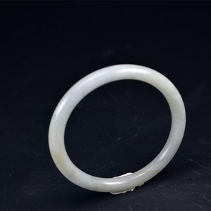 Jadeit Alter Jade Armreif Burmese Armband 60 mm 21107