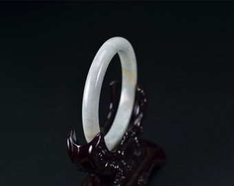 Natural solid Jade Bangle Green bracelet 53.2 mm 06032088