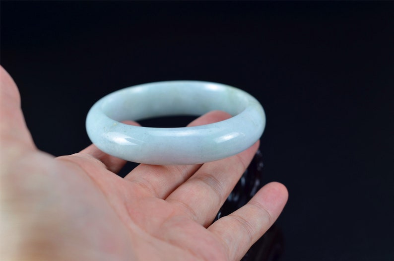 Type A Jadeite Jade Bangle untreated jade bracelets 58mm 06032081