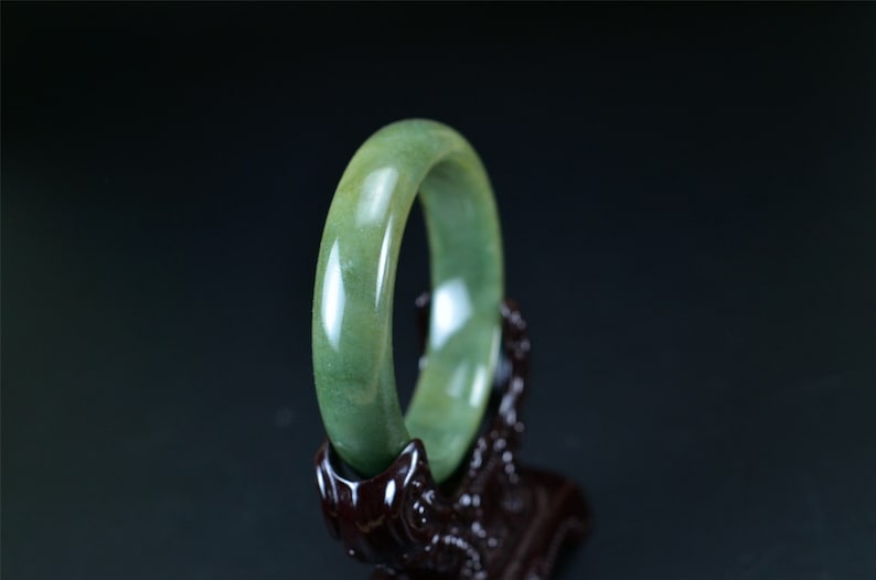 Jadeite Jade Bangles Gemstone Bracelet 55.5 mm 060320107
