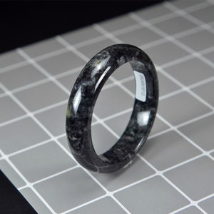 Jadeite naturelle Jade Black Bangle 58mm 200520171