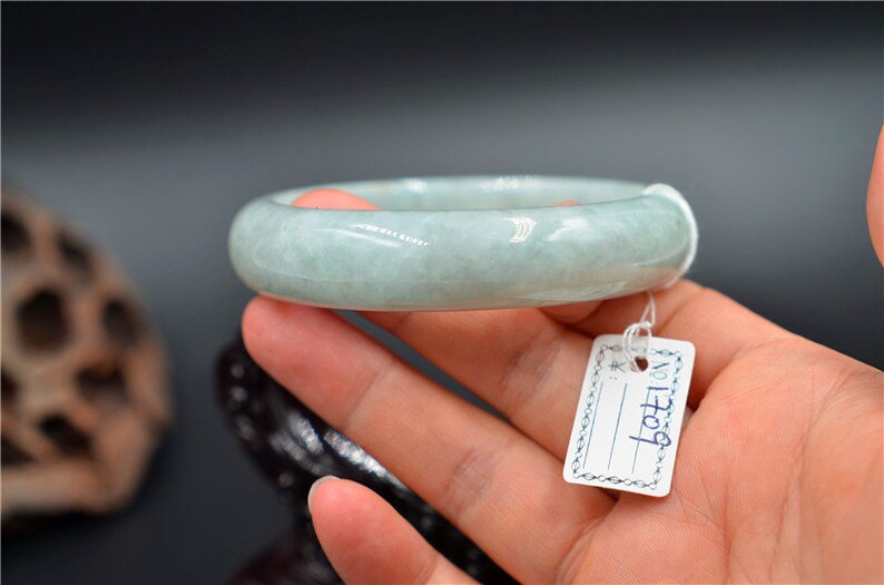 Burmese jadeite bracelets real jadeite bangle stone Burmese 1709 58 mm