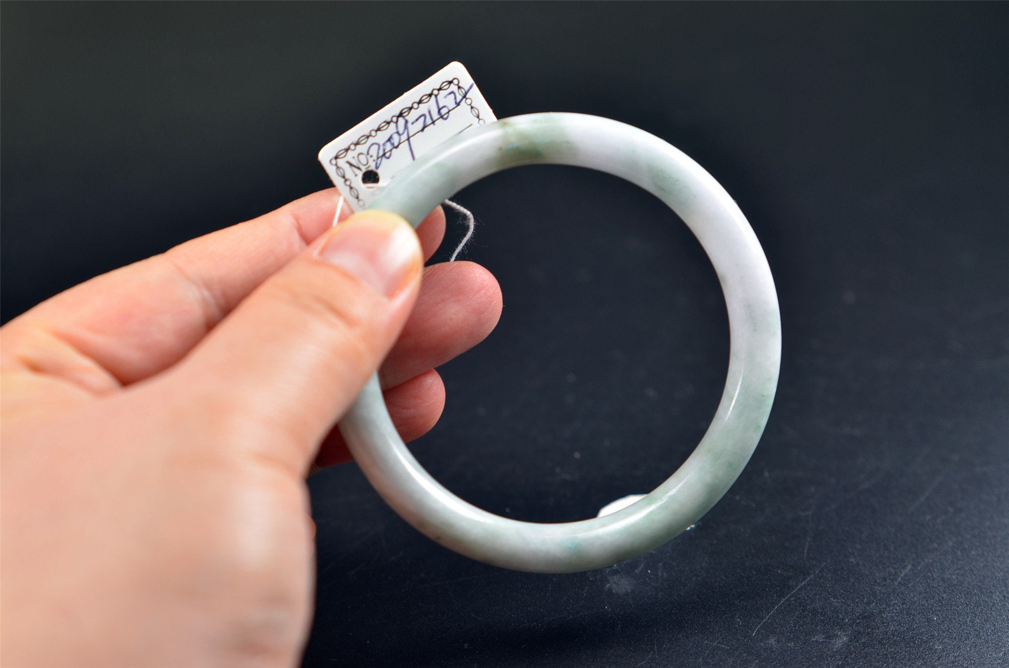 Natural Real Jade Bangle Bracelet Jadeite Asian Gifts 56 Mm Etsy