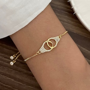 Adjustable Handcuffs Bracelet, Wedding Bridesmaids gift, Bridesmaids Proposal Gift, Wedding Bridal Party Gift, Bridesmaids Bracelets