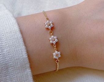 Flower Girl Gift - Flower Girl Bracelet - flower girl jewelry, Toddler Flower Girl Gift, Thank you for being my flower girl Wedding Jewelry