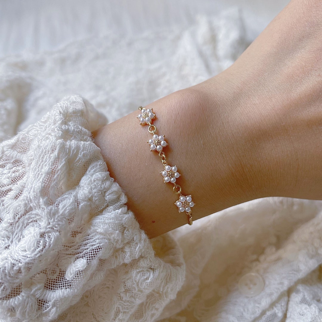 Monogram Bracelet - Flower Girl