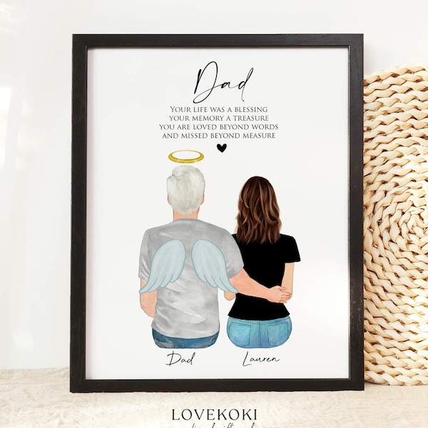 Loss of Father Gift, Grief Gift, Dad Memorial Gift, Sympathy Gift, Remembrance Gift, Bereavement Gift, Memorial Gift, Condolence Gift