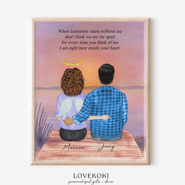 Loss of Wife Gift, Grief Gift, Wife Memorial Gift,Sympathy Gift, Remembrance Bereavement Gift, Condolence Memorial Gift,In Memory of Wife