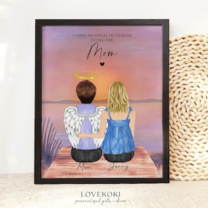 Memorial Gift for Loss of Mother, Mom Memorial Gift, In Memory of Mom Sympathy Gift Remembrance Bereavement Gift, Condolence Grief Gift