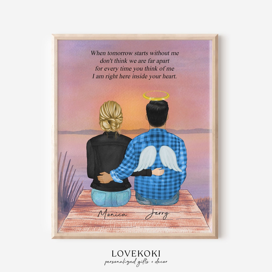 Loss of Husband Gift, Grief Gift, in Memory of Husband Memorial Gift,sympathy Gift, Remembrance