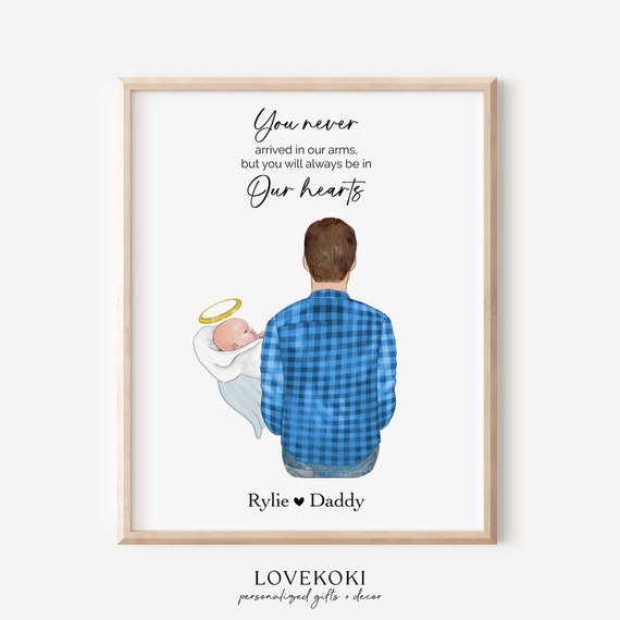 Miscarriage Keepsake Infant Loss Gifts For Dad Dad Of Angel, Baby
