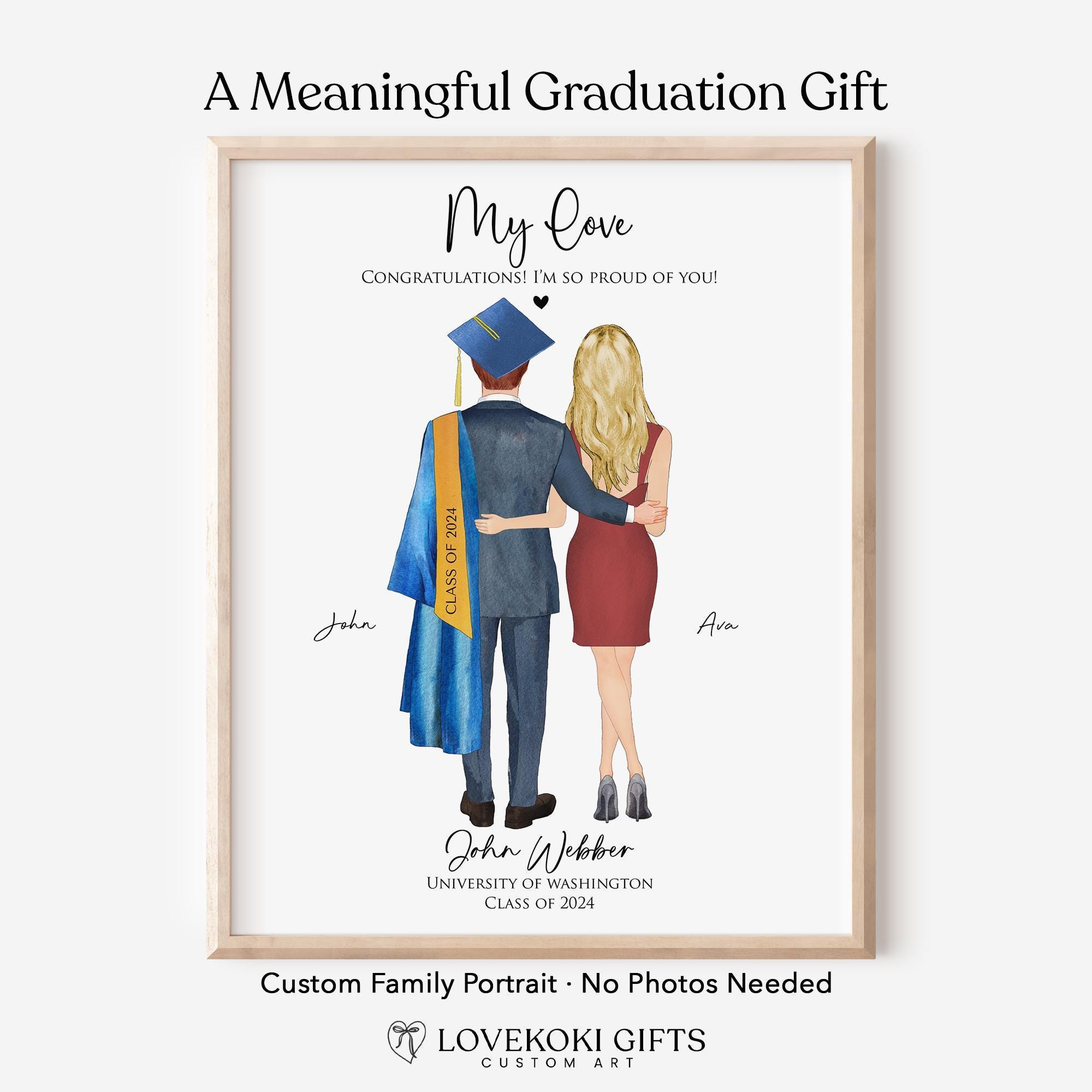 Graduation Gift for Boyfriend From Girlfriend, Custom Couple