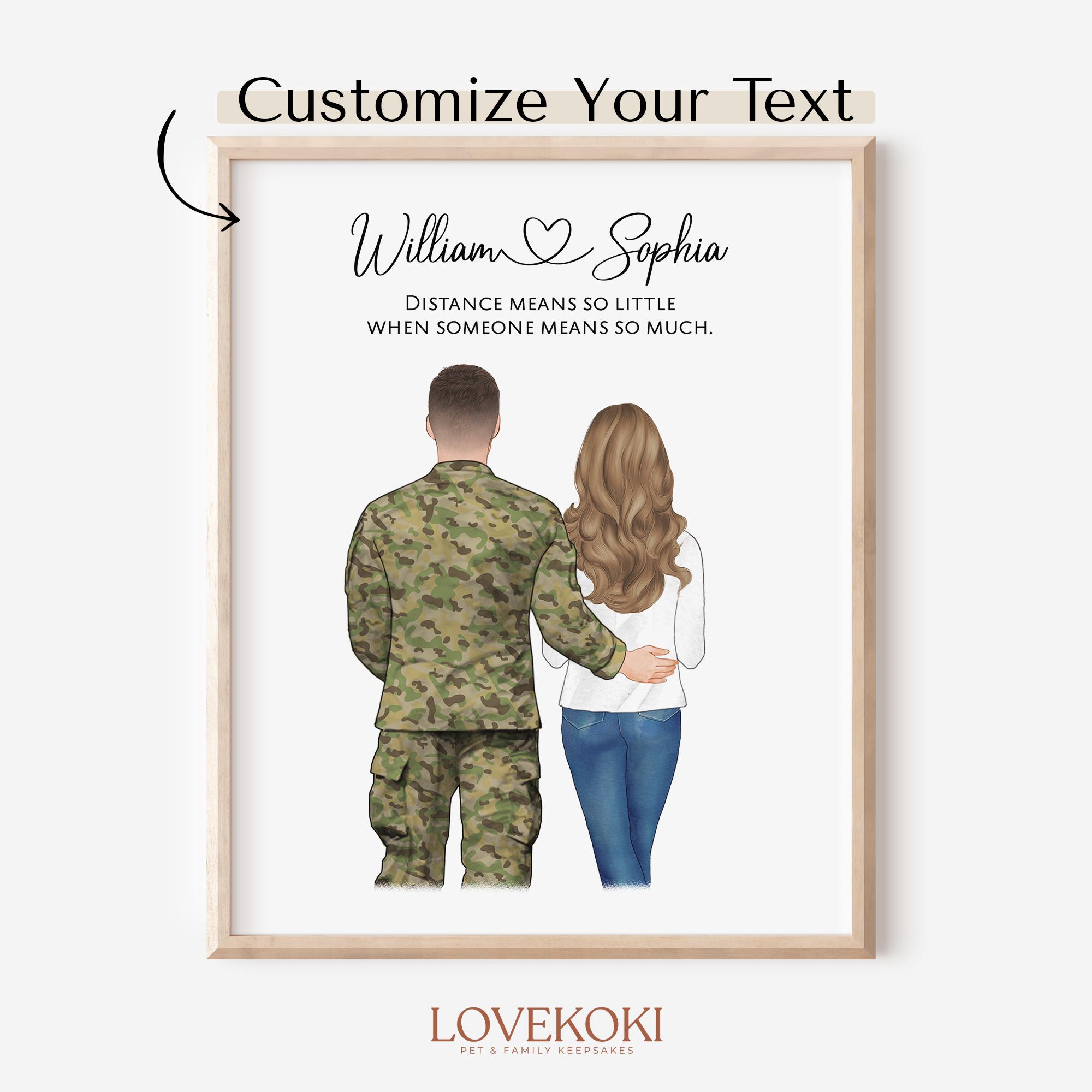 Army Couple Gifts For Military Boyfriend Military Couple Gift 60+