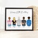 Personalized 60th Birthday Gift for Dad or Grandpa, 50th, 70th, 80th, 90th Birthday Wall Art, Gifts ideas for dad birthday from daughter son