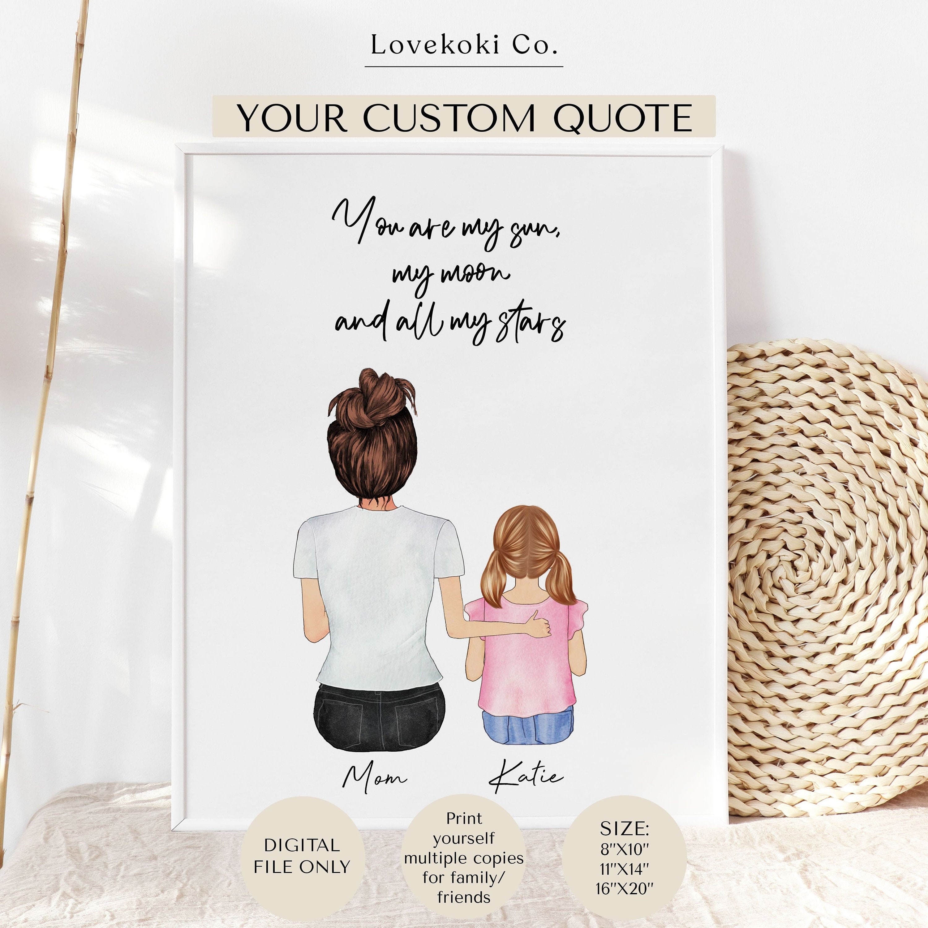 Drawing & Illustration Digital perfect gift Custom digital portrait