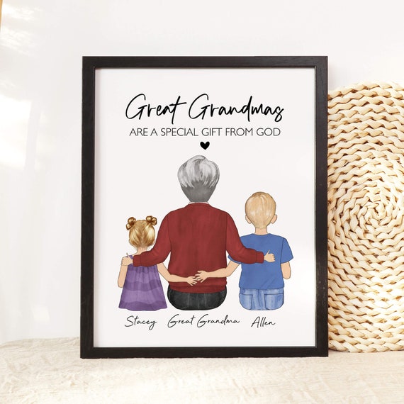 Grandma Gifts from Grandchildren, Grandmother Birthday Gift, Great Grandma  Gifts, Best Grandma Ever, Thank You Gifts for Grandmother Gigi, Mimi, Nana