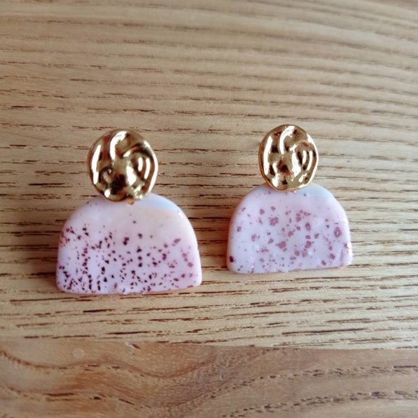 Boucles d'oreilles "Barbapapa"/"candyfloss" earrings