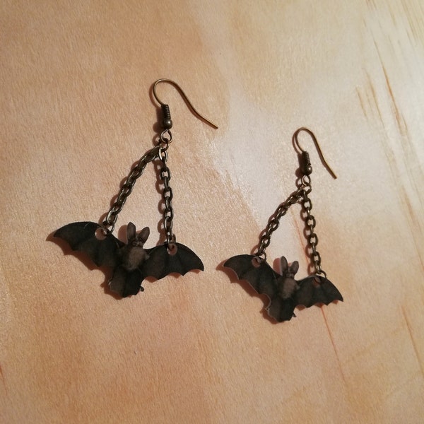 Boucles d'oreilles chauves-souris / bat earrings