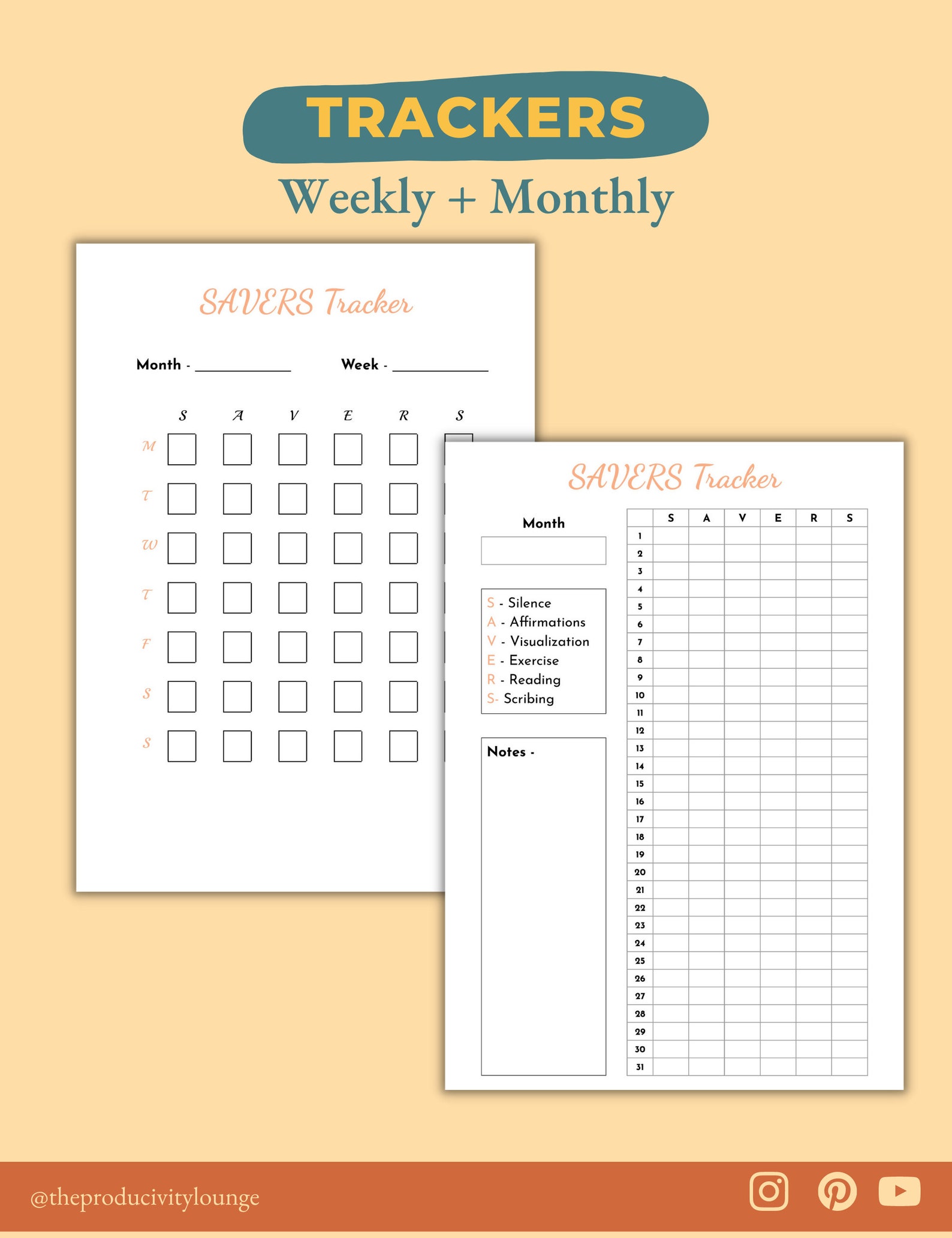 The Miracle Morning Routine Printable Miracle morning | Etsy