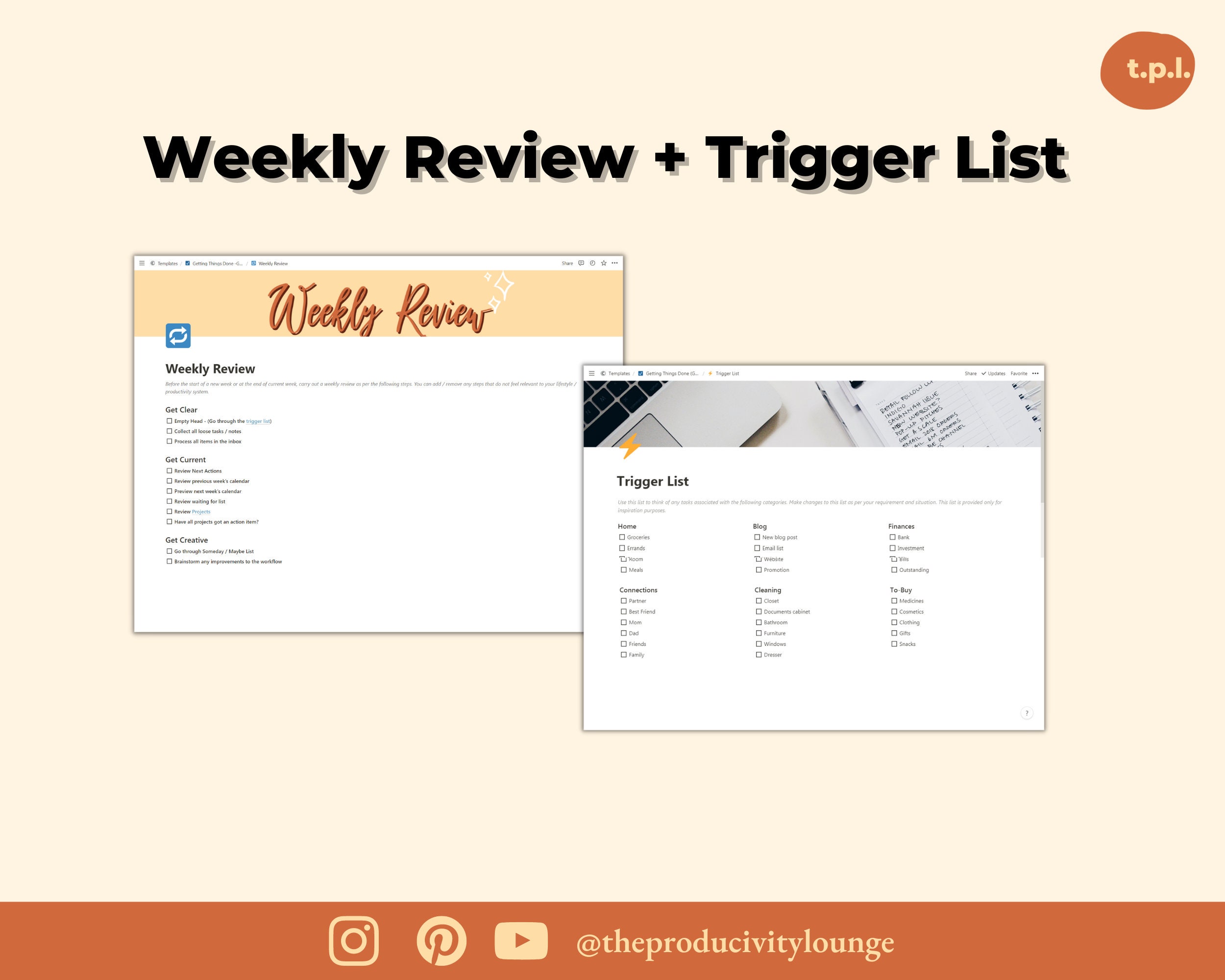 Getting Things Done Notion Template – GTD Productivity System | Notion ...