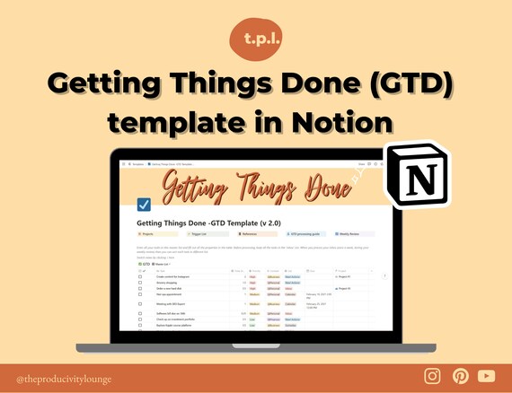 gtd-notion-template-getting-things-done-gtd-system-gtd-etsy