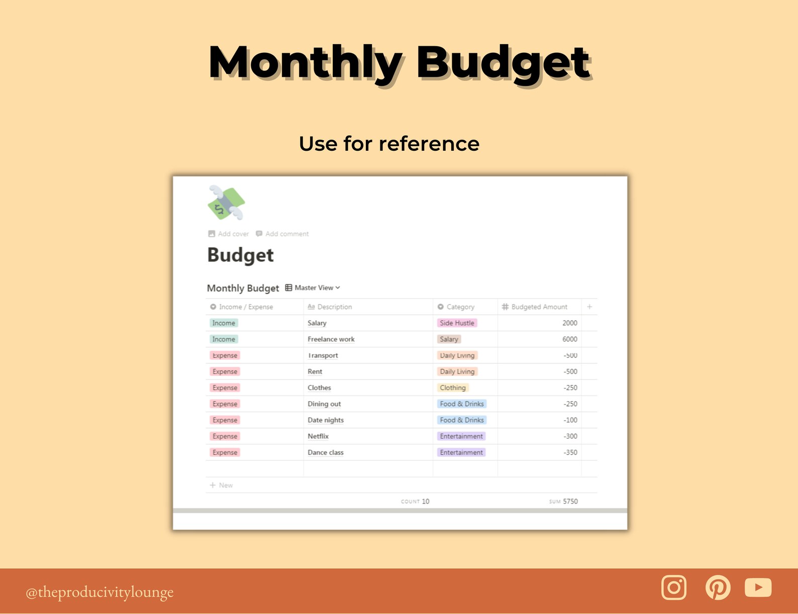  Notion Income And Expenses Template 