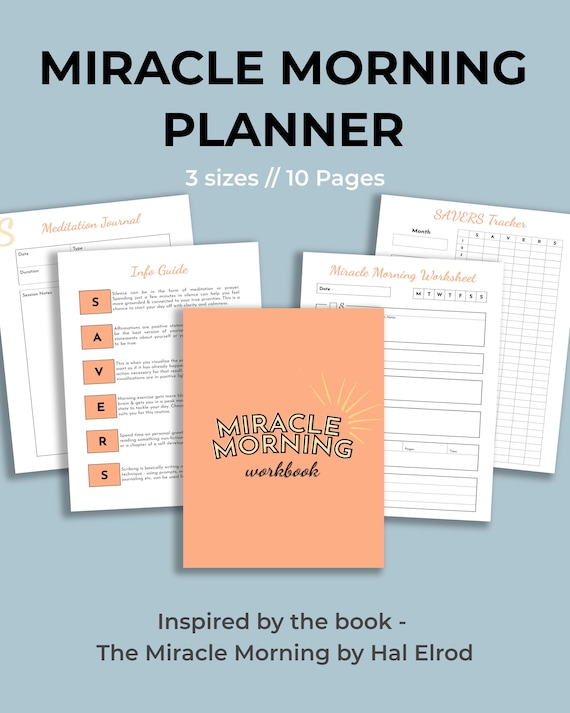The Miracle Morning Routine Printable Miracle morning | Etsy