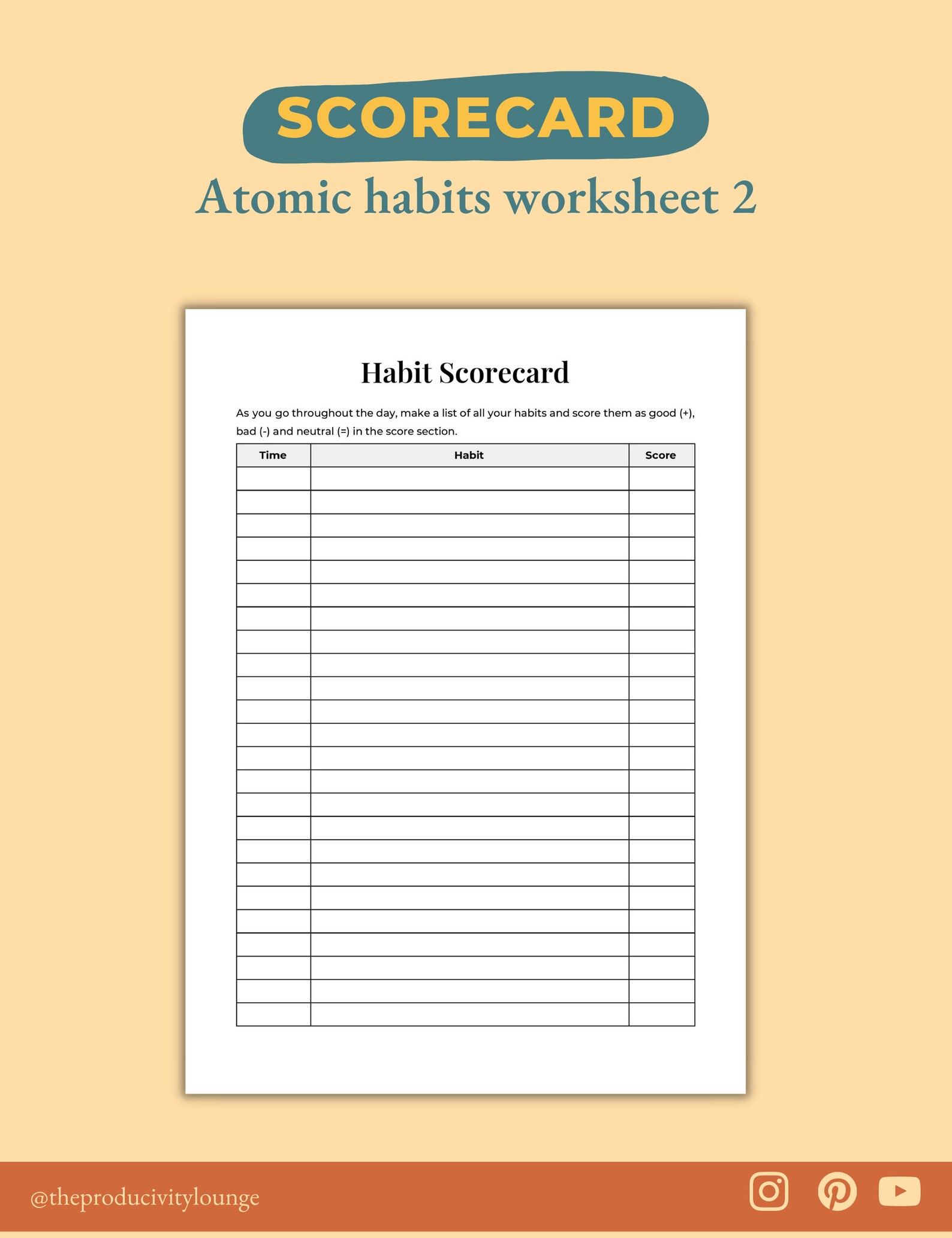 Atomic Habits Worksheet Monthly Weekly Yearly Habit Etsy Hong Kong