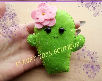 PDF pattern toy Felt PDF pattern Cactus Baby Cactus Toy Cactus Felted cactus PDF instruction Felt Pattern cactus