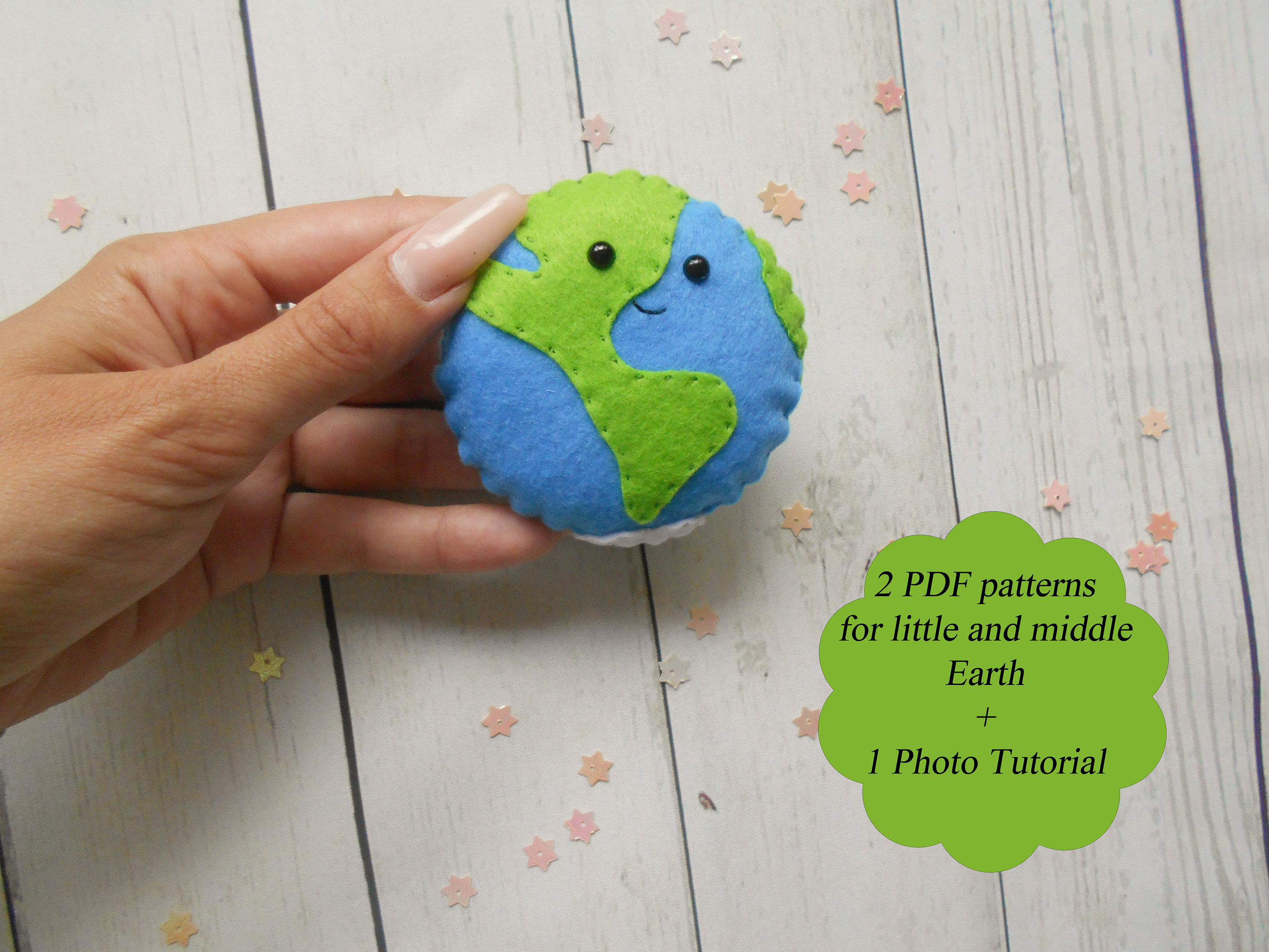 PDF Earth Pattern PDF Sewing Pattern PDF Planet Pattern | Etsy