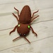 Realistic Fire Beetle Pyrophorus Plush Fire Beetle Bright Fire Insect ...