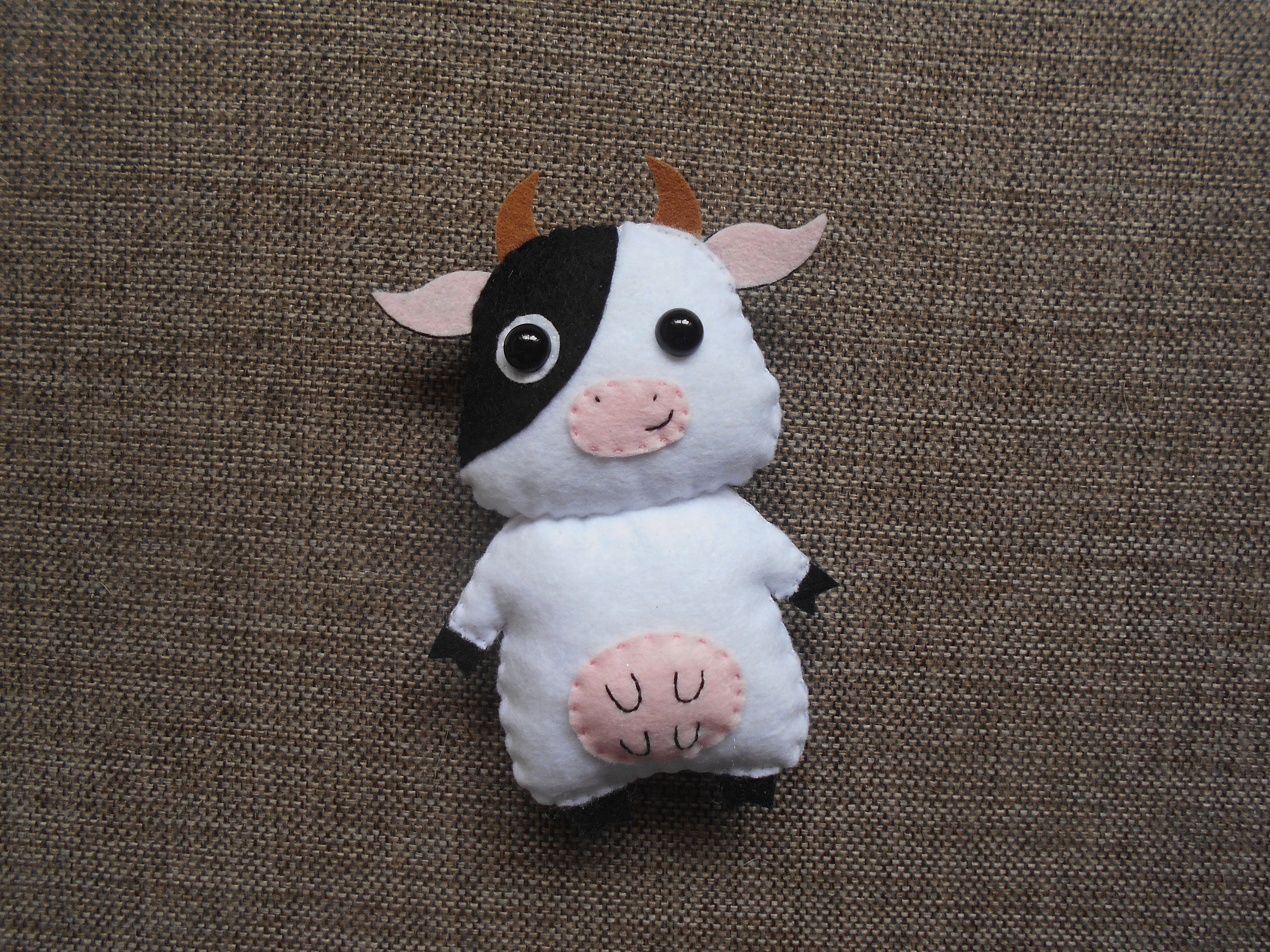 Farm Animals PDF Pattern Cow PDF Pattern Felted Cow Felt Cow Etsy