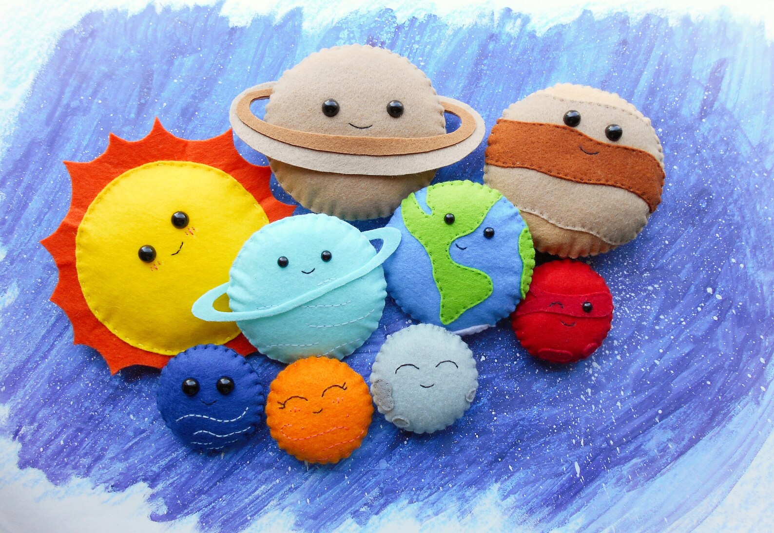 PDF Pattern for Women PDF Planets PDF Solar System Felt | Etsy