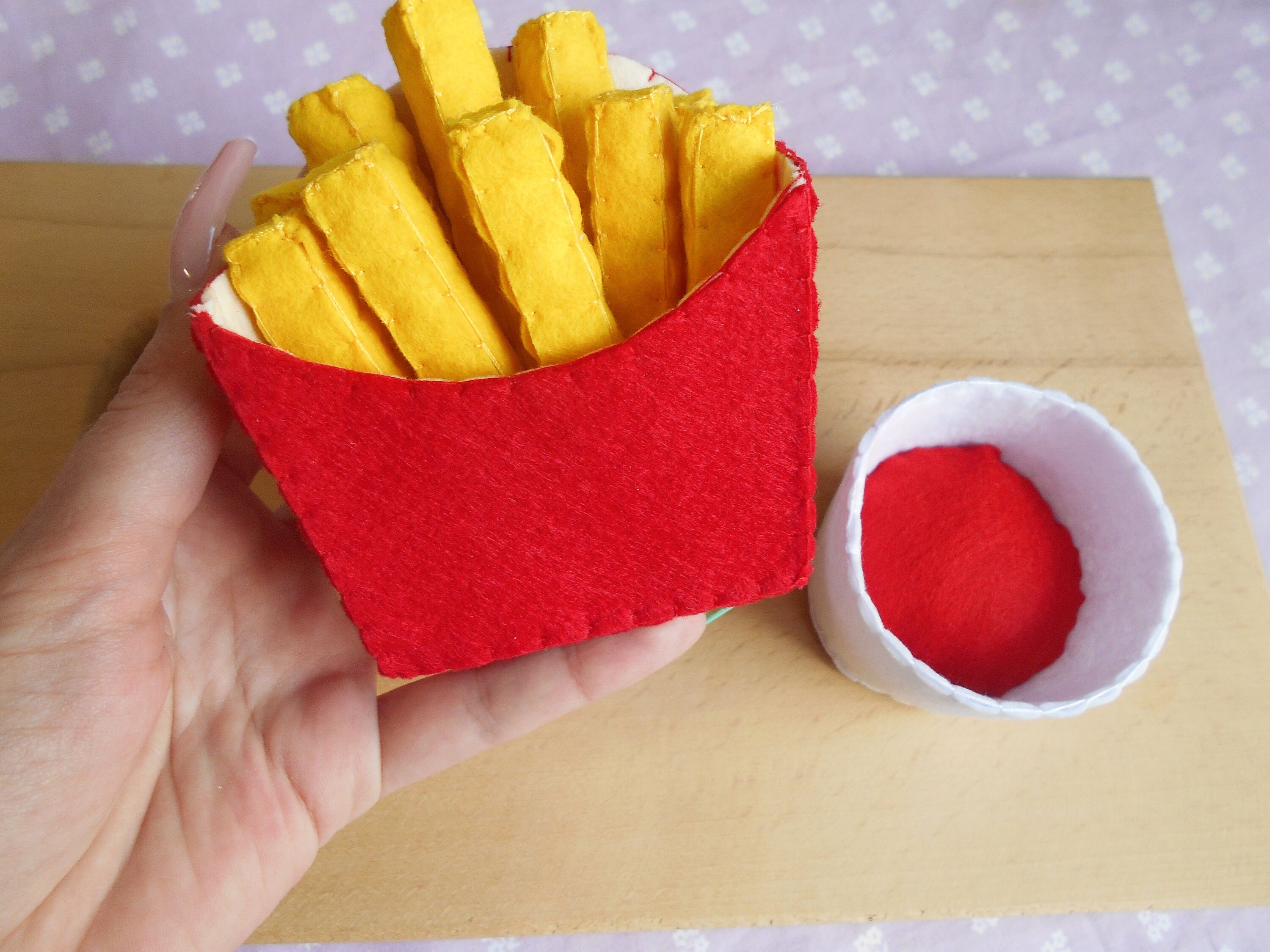 French fries Felted food Felt food Felt french fries Felted Etsy