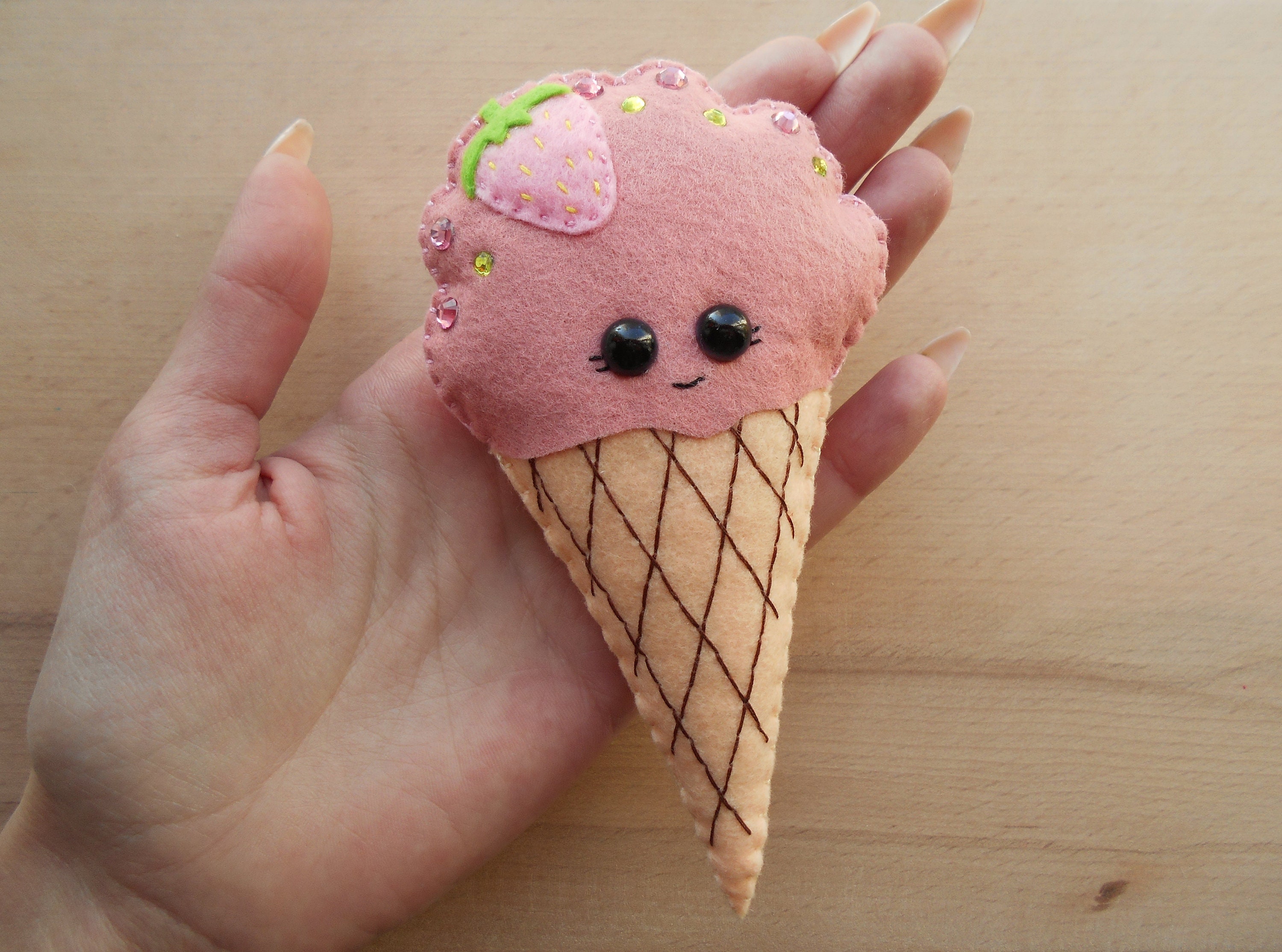 PDF Felt Food PDF Felt Pattern Felted Ice Cream Felted Food Etsy