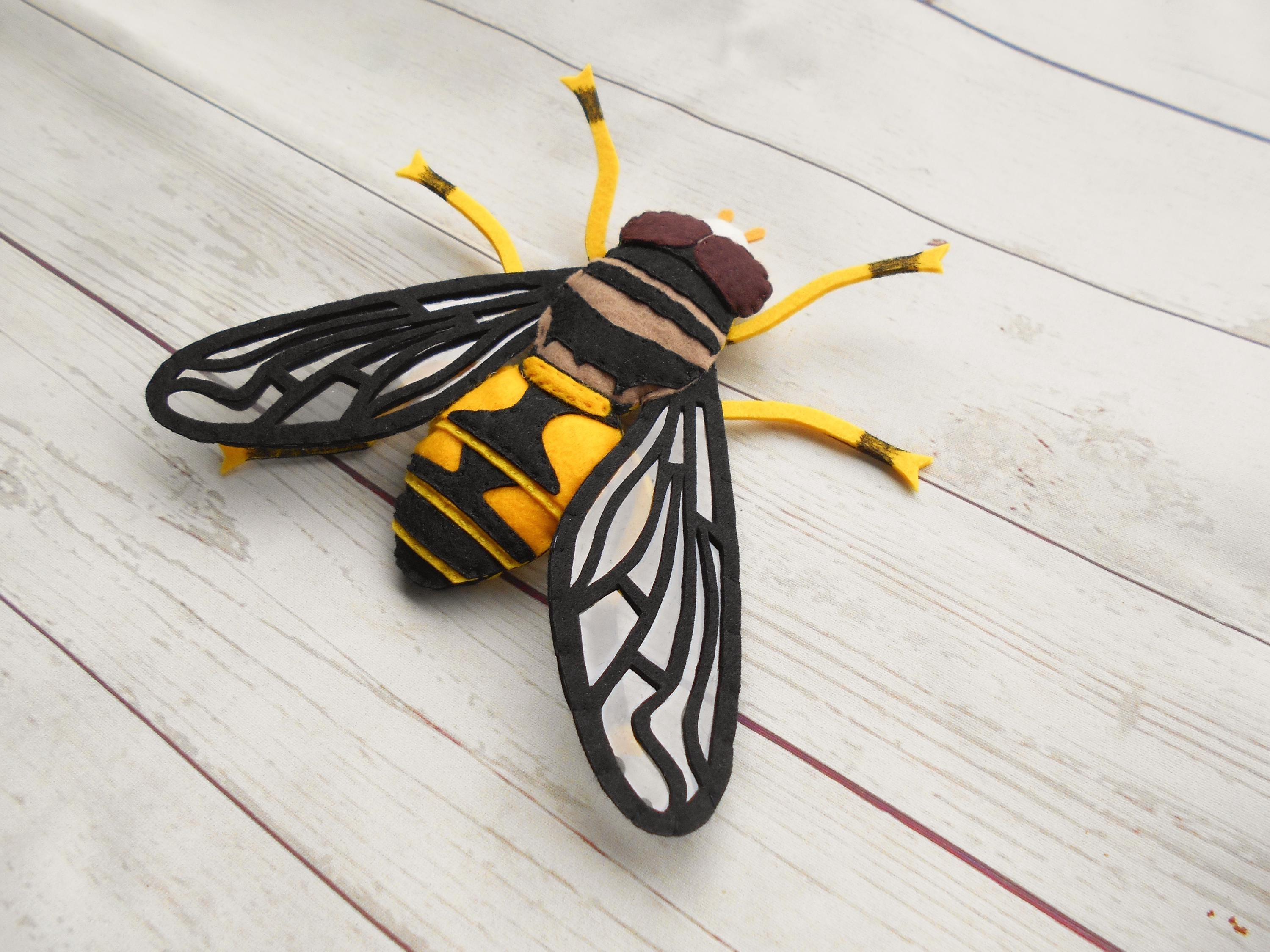 Felt Fly Realistic Plushback Fly From Felt Realistic Palpada Agrorum Felt ...