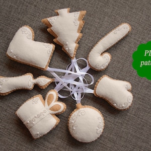 PDF felt pattern PDF pattern for women pdf christmas pattern PDF pattern for christmas Christmas ornaments Christmas decor Christmas tree