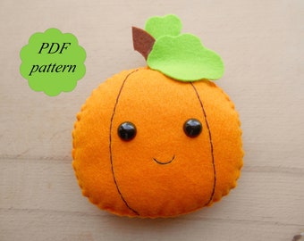 Pumpkin PDF pattern Halloween pumpkin Halloween decor Halloween PDF pattern Halloween ornament PDF pumpkin pattern Halloween decoration